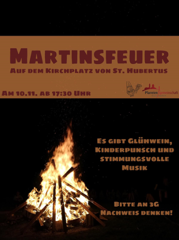 Einladung Martinsfeuer